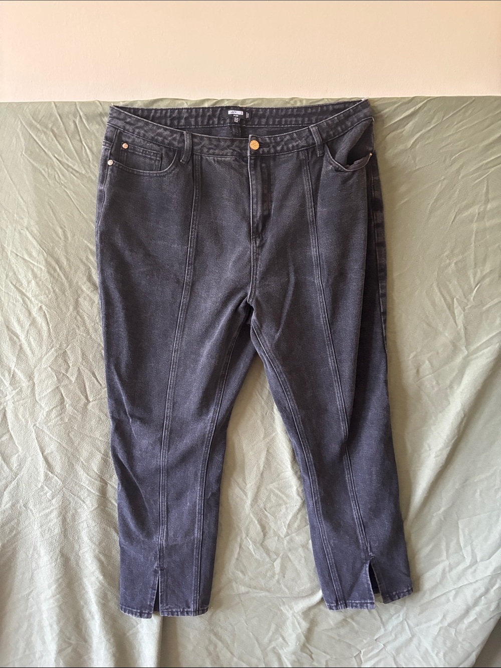 Plus size black jeans